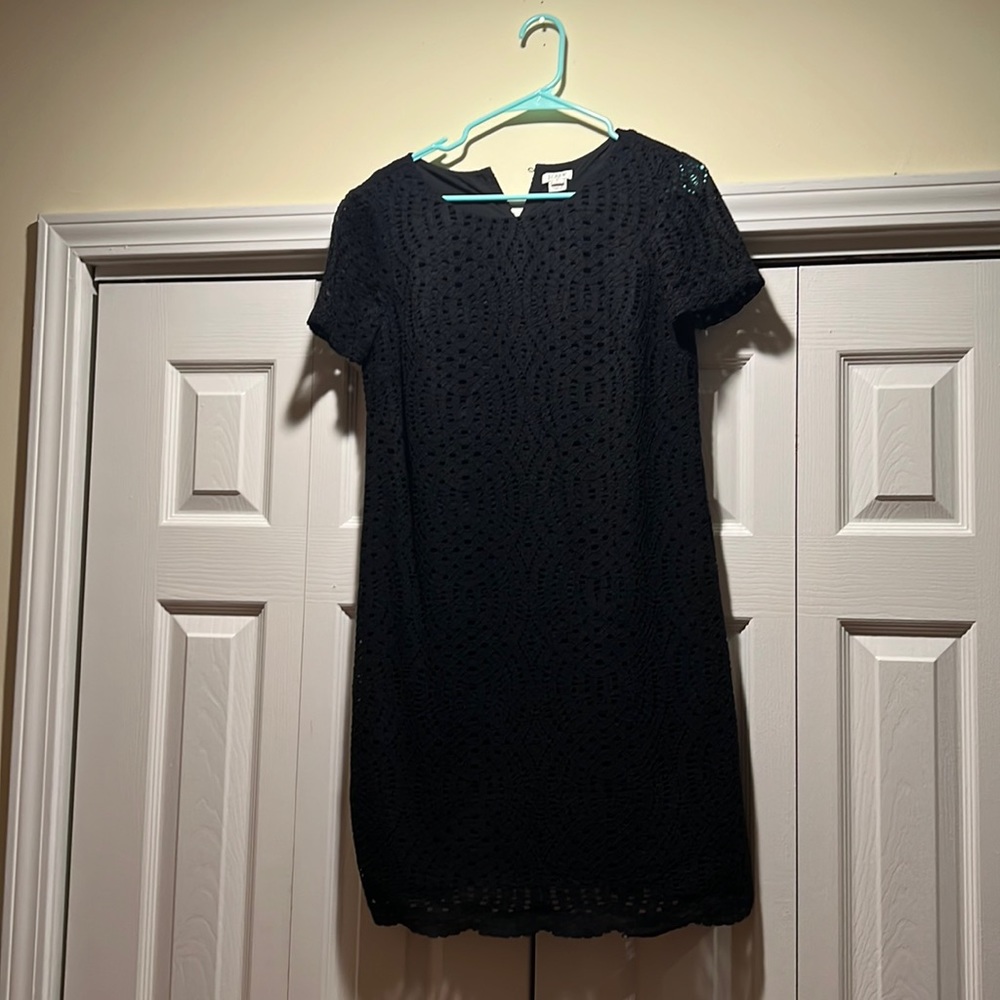 Loft black cute dress